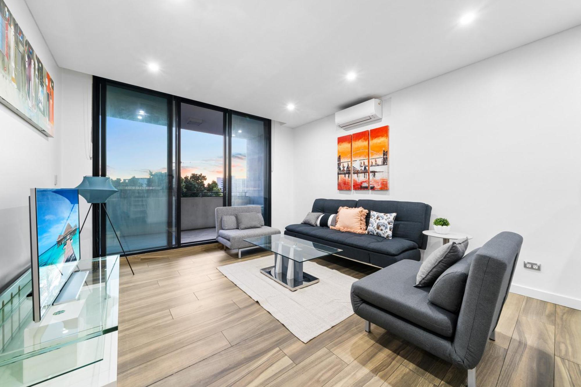 Chic 2 Bedroom With Parking & Darling Harbour-10mins Walk Appartamento *